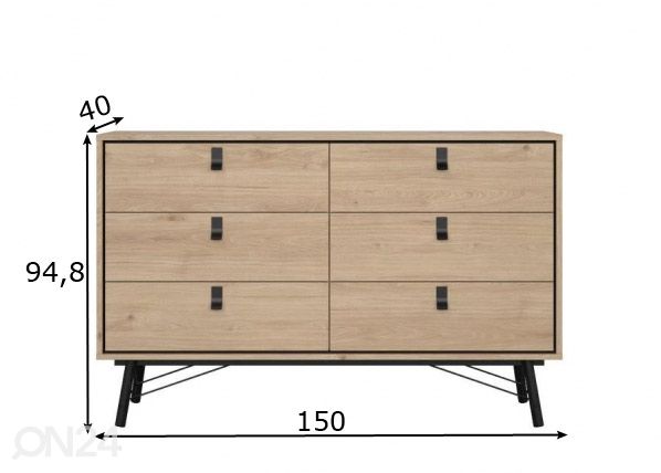 Lipasto Ry 150 cm mitat