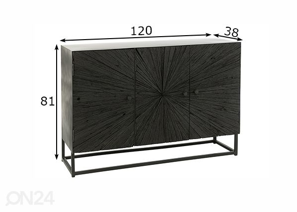 Lipasto Shanil 120 cm mitat