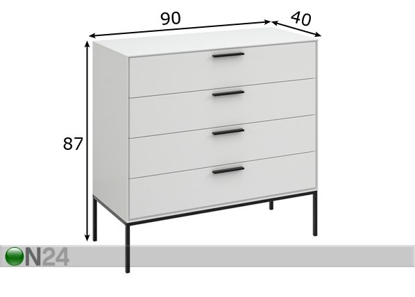 Lipasto Slimline 15 mitat