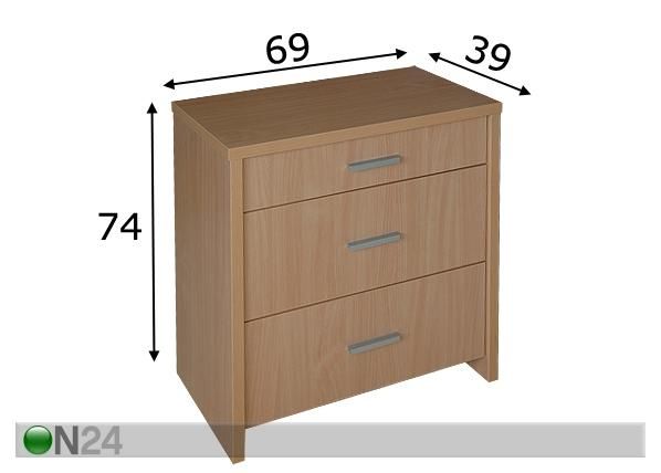 Lipasto SPACE 2 mitat