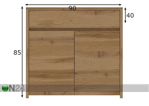 Lipasto Tahoe mitat
