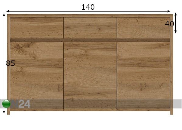 Lipasto Tahoe mitat
