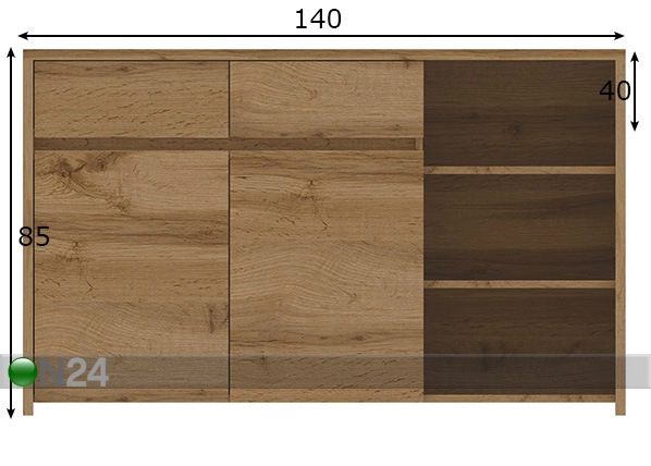 Lipasto Tahoe mitat