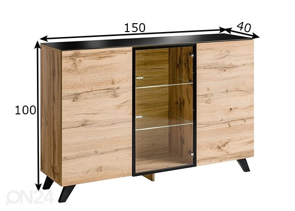Lipasto Thin, wotan tammi mitat