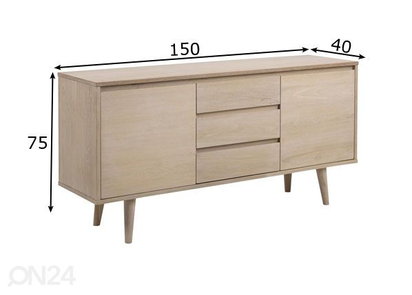 Lipasto Tokyo 150 cm mitat