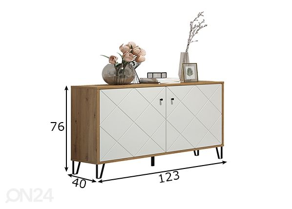Lipasto Touch mitat