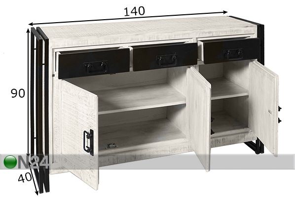 Lipasto White Panama mitat