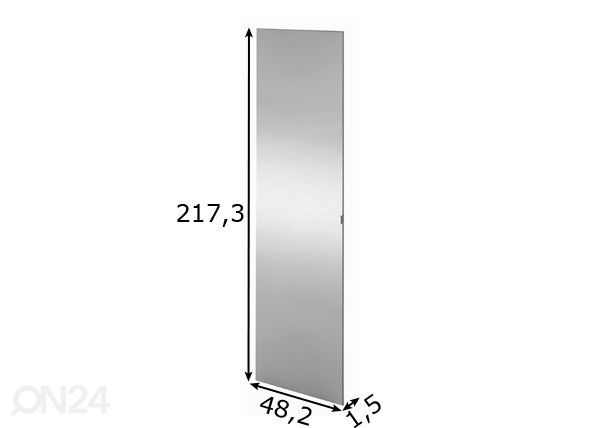 Lisäovi kaappiin SAVE h 220 cm mitat