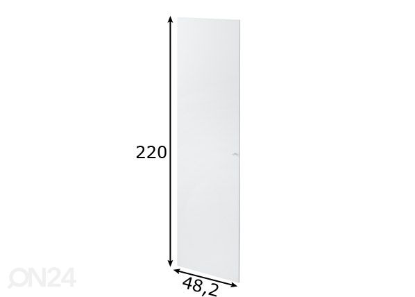 Lisäovi kaappiin SAVE h 220 cm mitat
