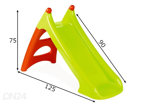 Liukumäki 90 cm mitat