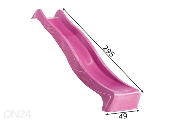 Liukumäki S-line 295 cm mitat
