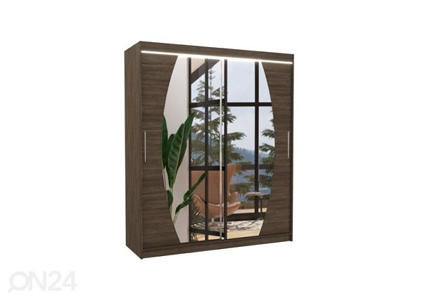 Liukuovikaappi Ballwin I 180 cm + LED