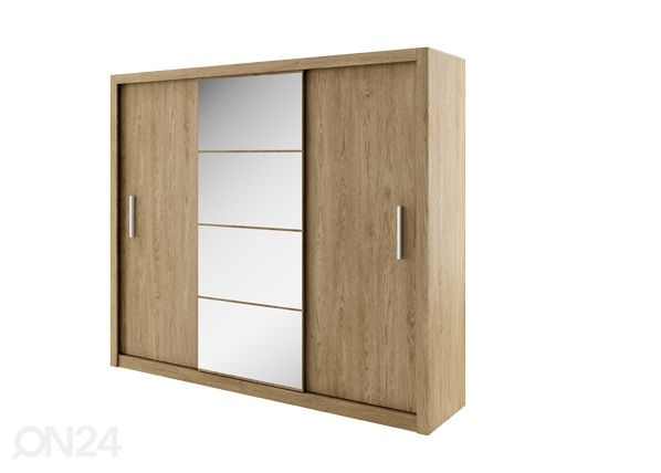 Liukuovikaappi Carlton 250 cm