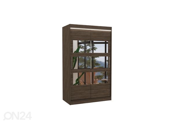 Liukuovikaappi Lara I 120 cm + LED