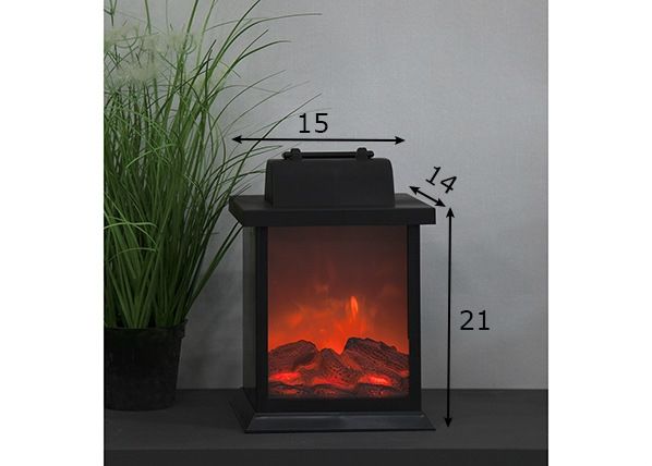 Lyhty Fireplace mitat