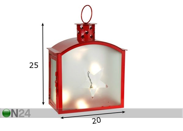 Lyhty STARIS 25cm