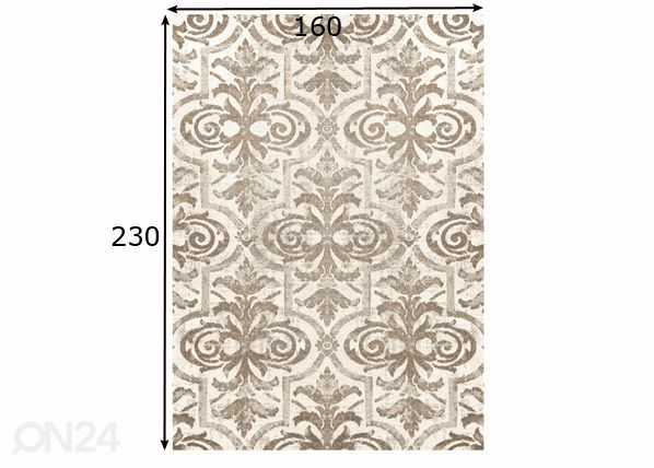 Magic home matto ASHIYAN 160x230 cm mitat