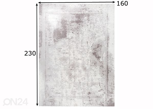 Magic home matto BETO 160x230 cm mitat