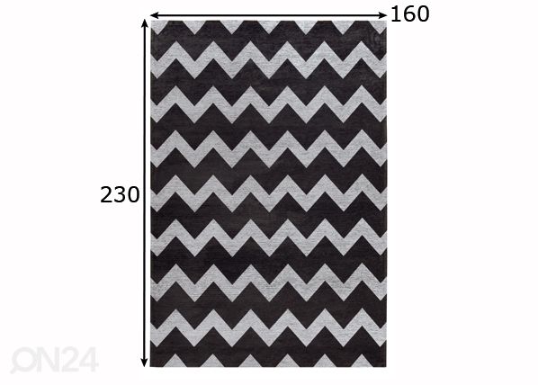Magic home matto CLIFF 160x230 cm mitat