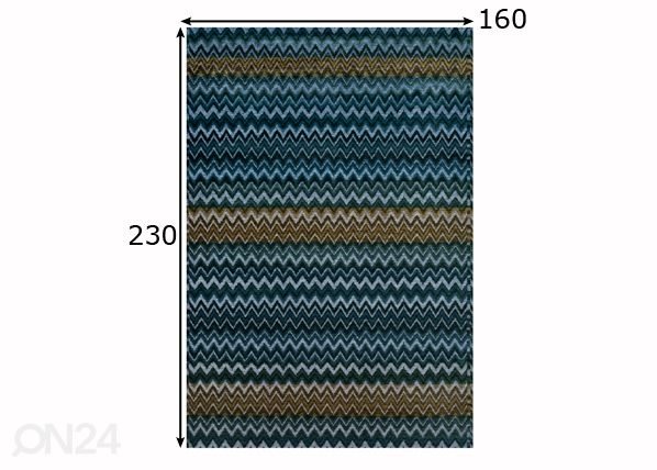 Magic home matto PANCO 160x230 cm mitat