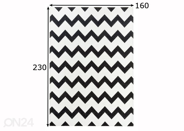 Magic home matto SCANDI 160x230 cm mitat