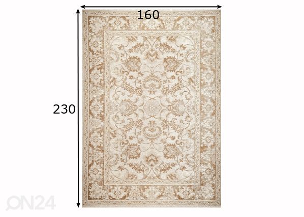 Magic home matto TEBRIZ 160x230 cm mitat