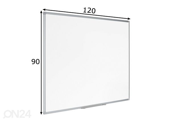 Magneettitaulu Bi-office Earth 120x90 cm mitat