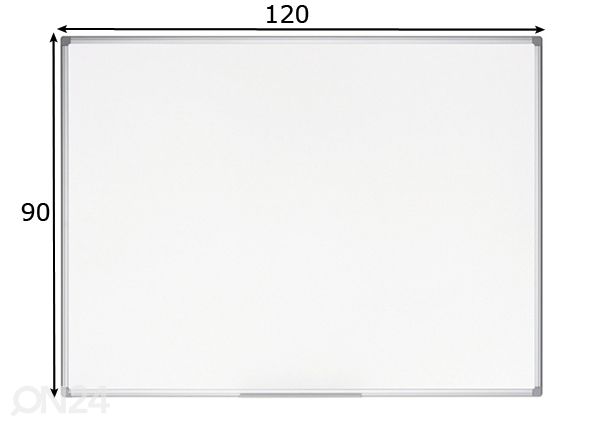Magneettitaulu Bi-office Earth 120x90 cm mitat