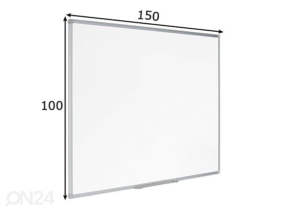 Magneettitaulu Bi-office Earth 150x100 cm mitat