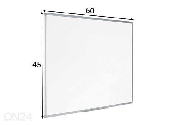 Magneettitaulu Bi-office Earth 60x45 cm mitat