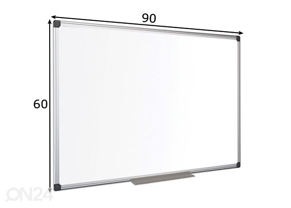 Magneettitaulu Bi-office Maya 90x60 cm mitat