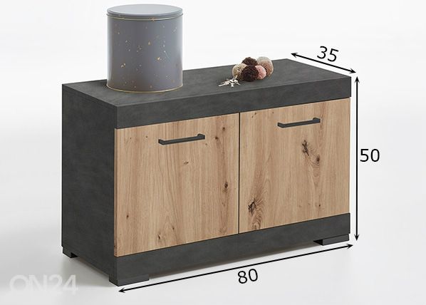 Matala eteiskaappi Bristol 300 mitat