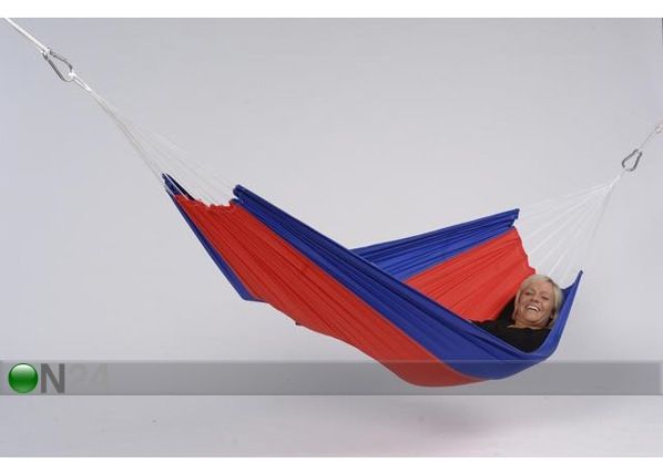 Matkariippukeinu SILK TRAVELLER sininen-punainen