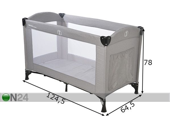 Matkasänky COMPACT mitat