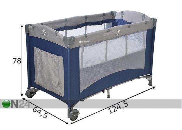 Matkasänky SIESTA mitat