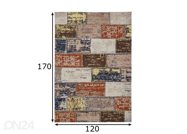 Matto 120x170 cm mitat