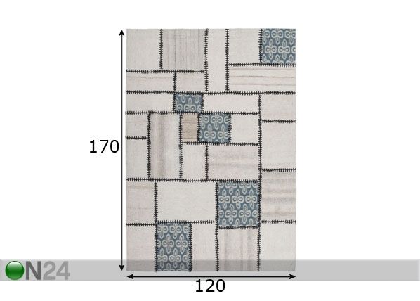 Matto 120x170 cm mitat
