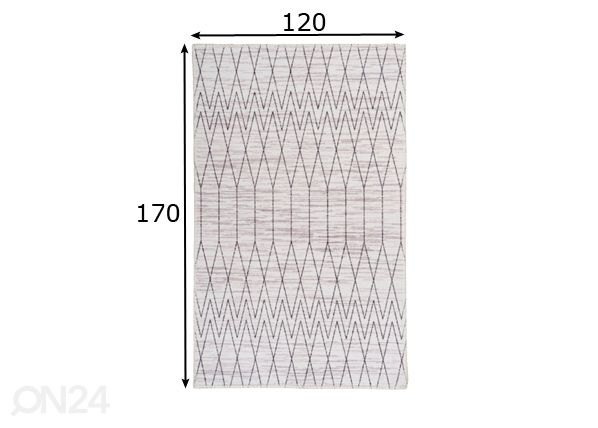 Matto 120x170 cm mitat