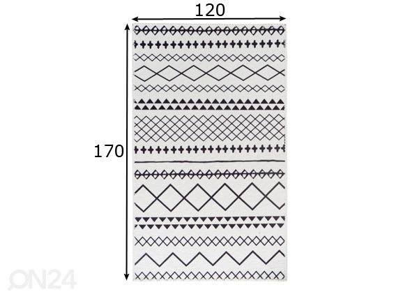 Matto 120x170 cm mitat