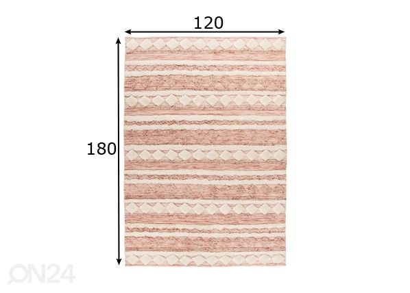 Matto 120x180 cm mitat