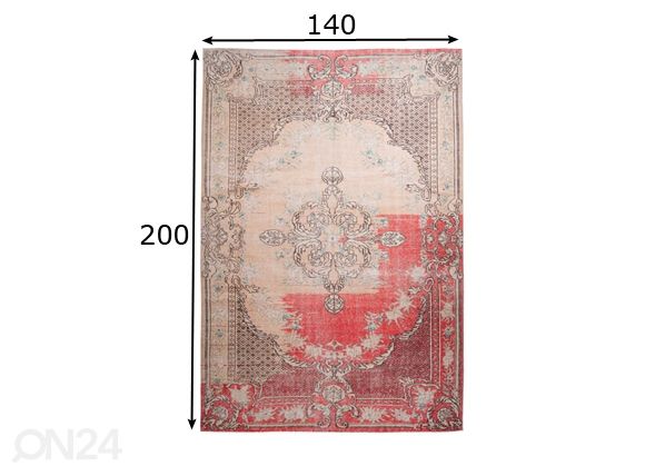 Matto 140x200 cm mitat