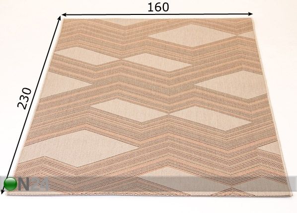 Matto 160x230 cm mitat