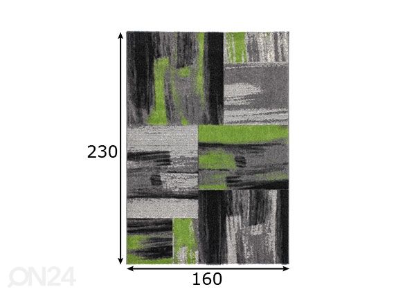 Matto 160x230 cm mitat