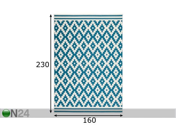 Matto 160x230 cm mitat
