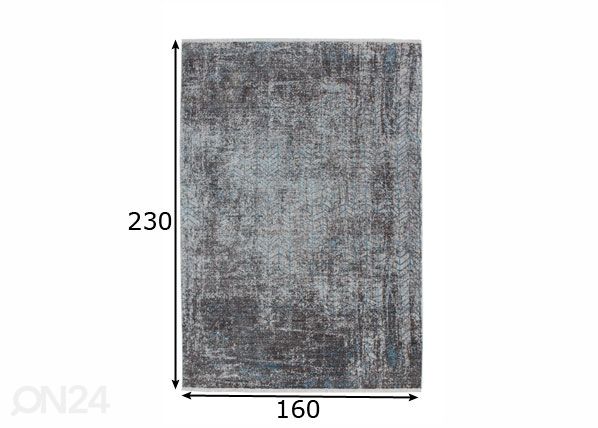 Matto 160x230 cm mitat