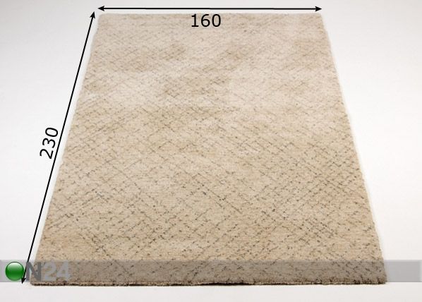 Matto 160x230 cm mitat