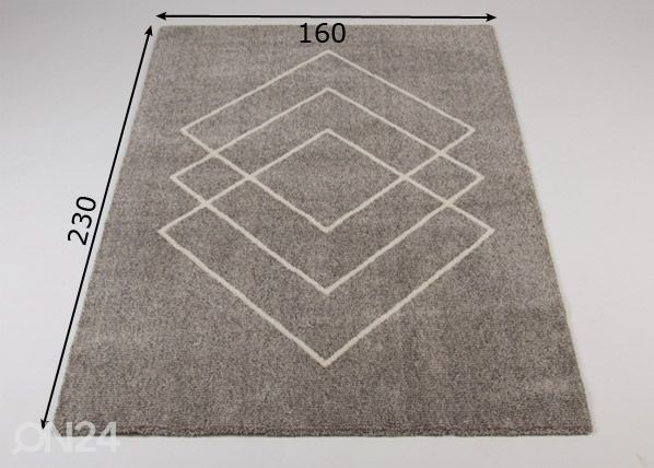 Matto 160x230 cm mitat