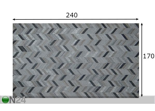 Matto 160x230 cm mitat