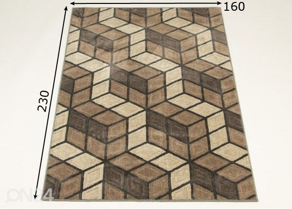 Matto 160x230 cm mitat