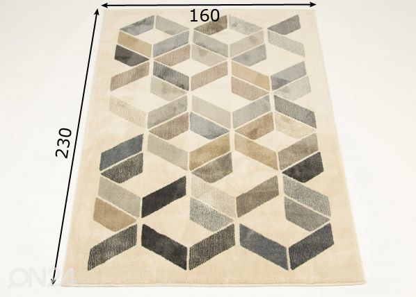 Matto 160x230 cm mitat